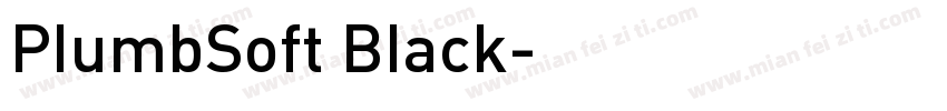 PlumbSoft Black字体转换